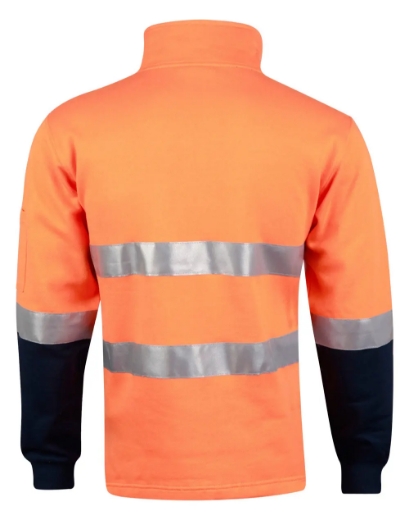 Picture of Winning Spirit, Mens Hi-Vis Fleecy Sweat